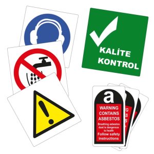 Güvenlik ve işaret levhaları